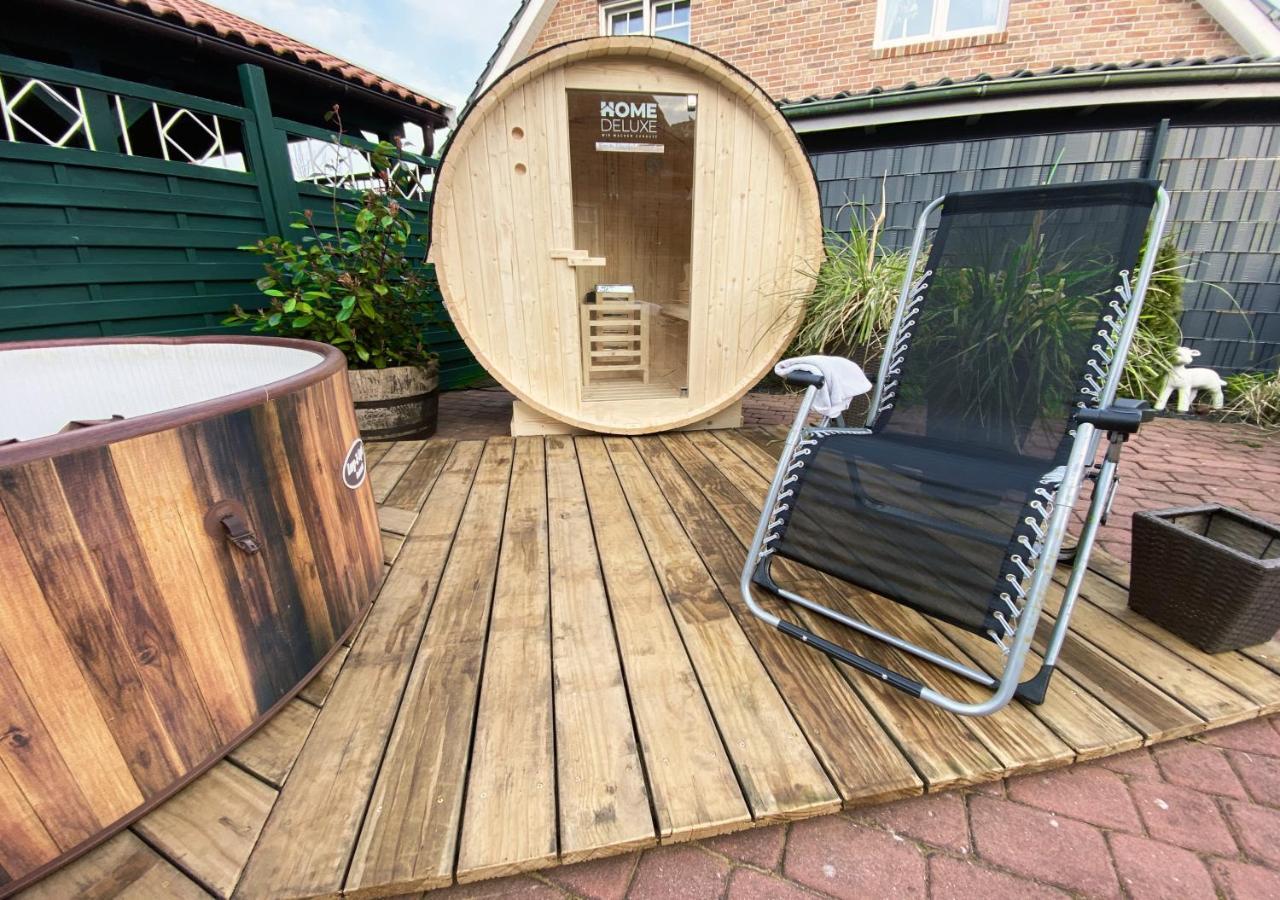 Ferien Im Wangerland Ferienwohnung Insel Minsen Schillig Hund Pool Sauna Exterior foto